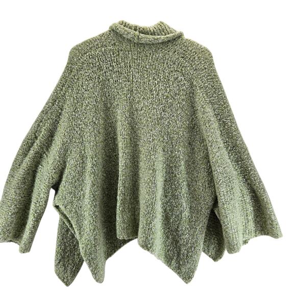Free People BFF Cozy Oversized Cardigan Sweater XXS XS S Sage Green Slouchy Boho - Picture 4 of 12